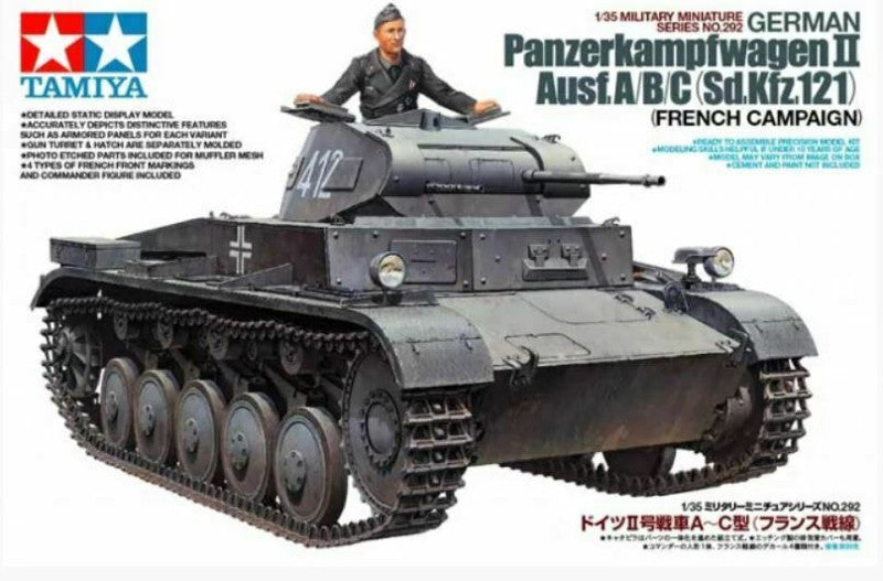 Tamiya 1:35 Panzerkampwagen II Ausf.A/B/C