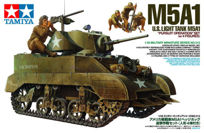 Tamiya 1:35 M5A1 US Light Tank