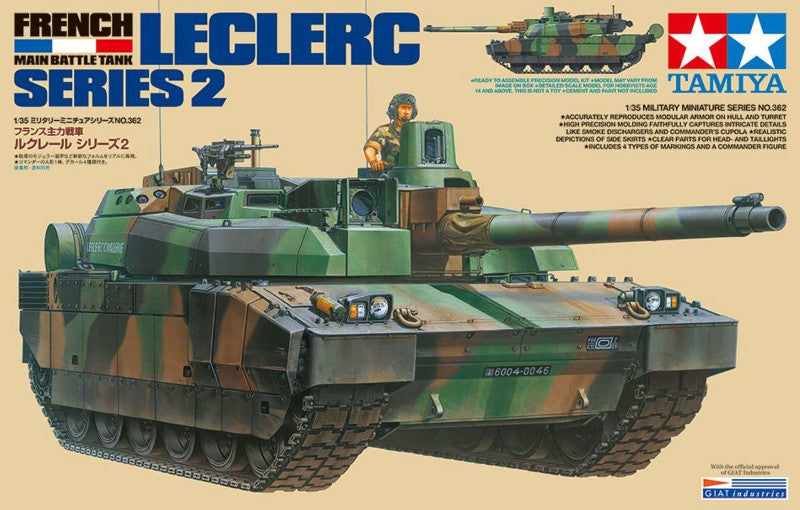 Tamiya 1:35 Le Clerc S2 French MBT