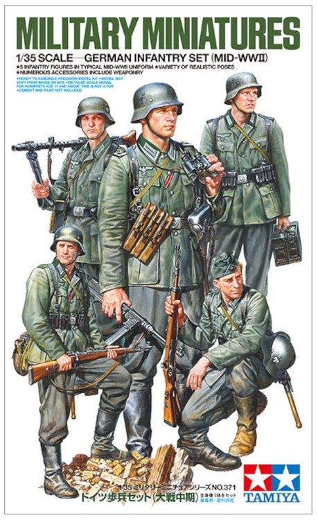 Tamiya 1:35 German Infantry (Mid WW2)