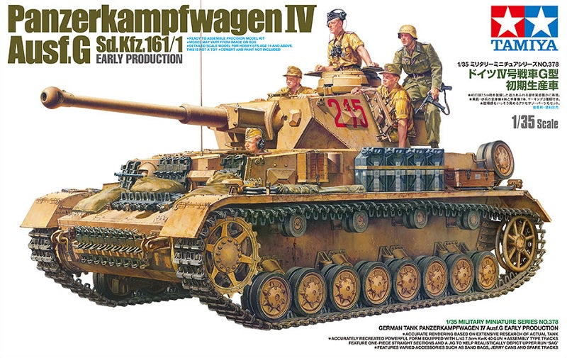 Tamiya 1:35 Pz.Kpfw IV Ausf. G Early Prod.