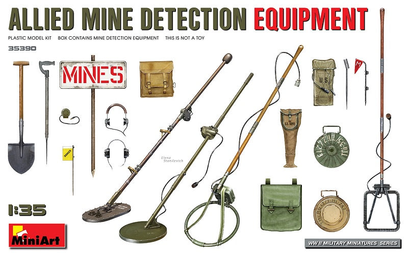 Miniart 1:35 Allied Mine Detection Equipment