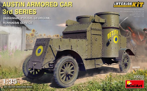 Miniart 1:35 Austin Armoured Car: UKR;POL;GRG; ROM (LW)
