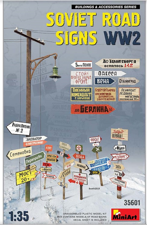 Miniart 1:35 Soviet Road Signs