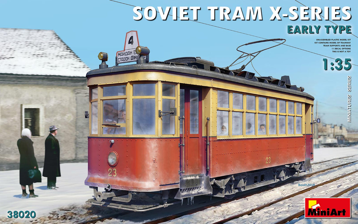 Miniart 1:35 Soviet Tram X-Series Early type