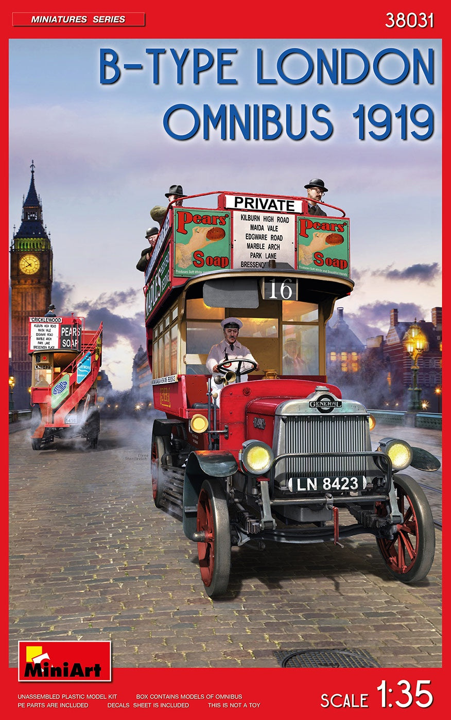 Miniart 1:35 1919 B-Type London Omnibus