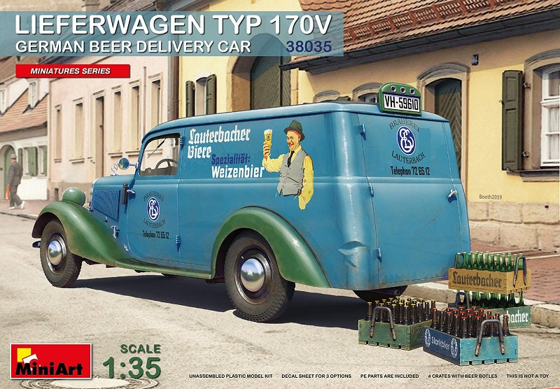 Miniart 1:35 Lieferwagen Typ 170 Beer Delivery Car