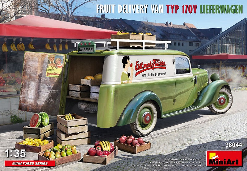Miniart 1:35 Fruit Delivery Joseph Quagrainean Typ 170 Lieferwagen