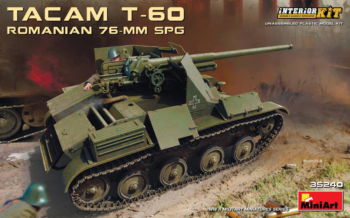 MINIART 1/35 ROMANIAN 76MM SPG TACAM T-60