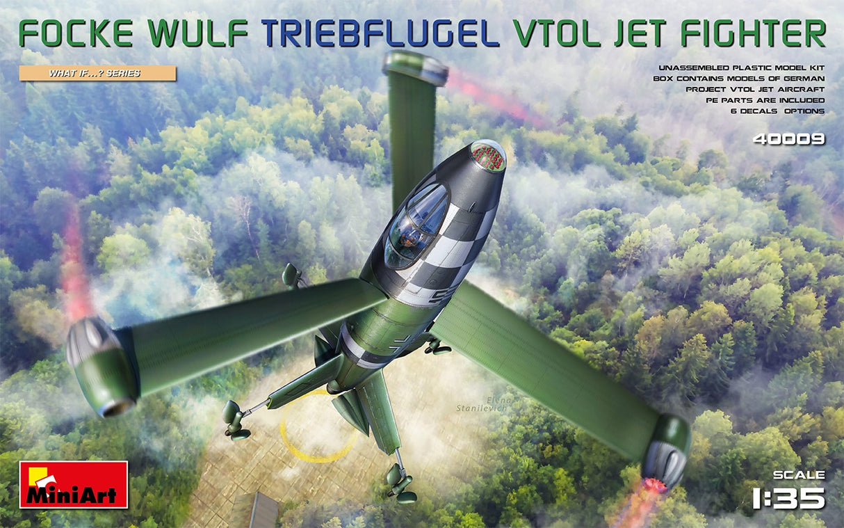 Miniart 1:35 Focke-Wulf Triebflugel VTOL Jet Fighter