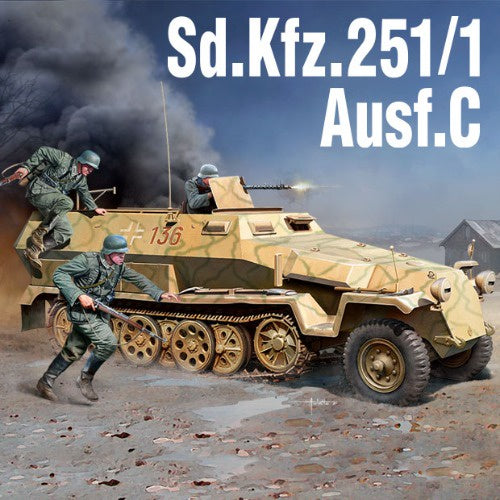 Academy 1:35 German Sd.Kfz.251/1 Ausf.C Half Track