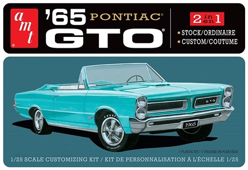 AMT 1:25 1965 Pontiac GTO Convertible 2n1