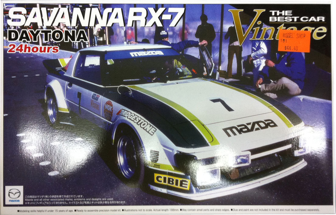 Aoshima 1:24 Mazda SA22C RX-7 Daytona 79