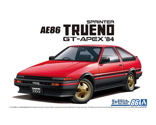 Aoshima 1:24 1984 Toyota AE86 Sprinter Trueno GT Apex – Frankton