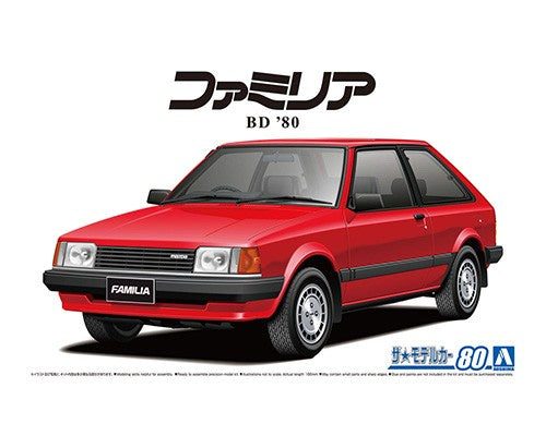 Aoshima 1:24 1980 BD Mazda Familia 3DR