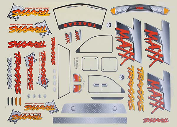 Traxxas 4913 - Decal sheet