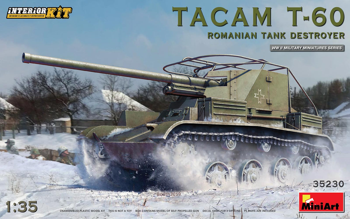 Miniart 1:35 Romanian T-60 Tank Destroyer Interior Kit