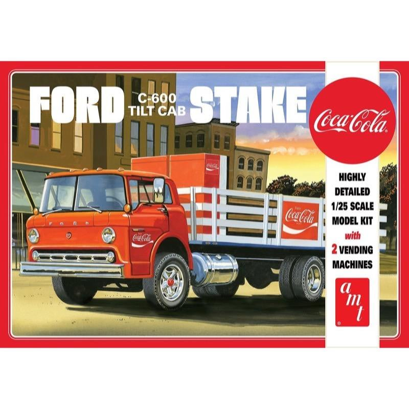 AMT 1:25 Ford C-600 Stake Truck Coca Cola