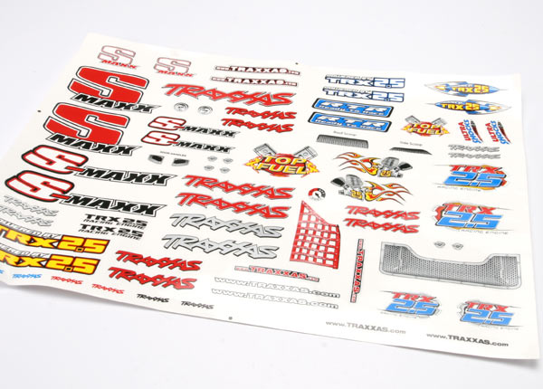 Traxxas 5113X - Decal sheet