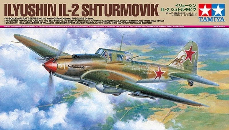 Tamiya 1:48 Ilyushin IL-2 Shturmovik