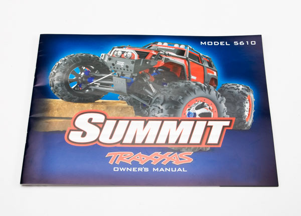 Traxxas 5698 - Owners manual