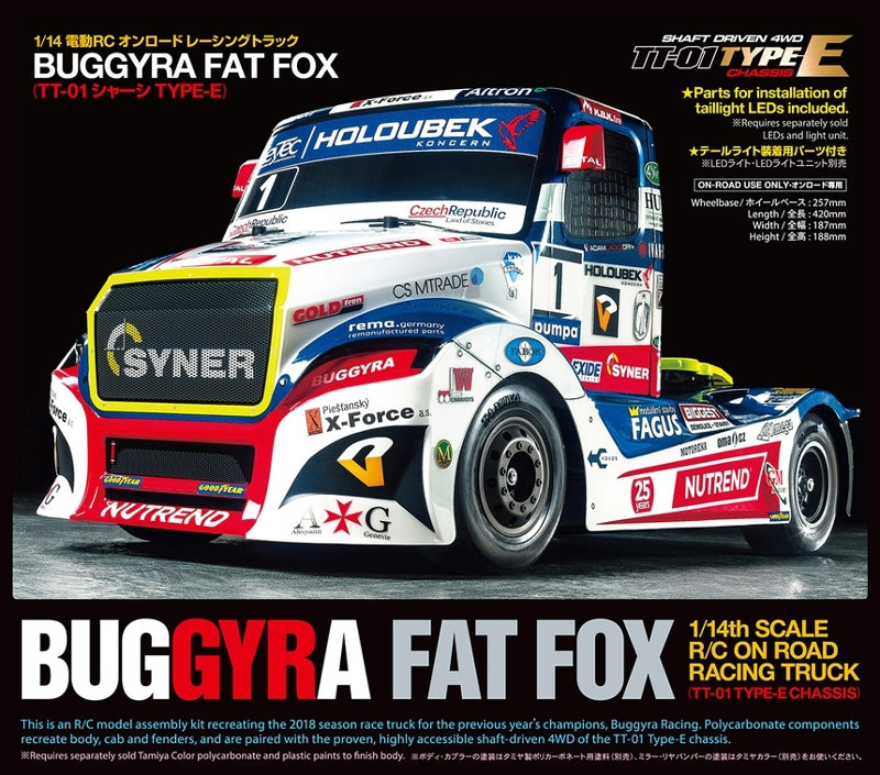 Tamiya 1:14 Buggyra Fat Fox Racing Truck