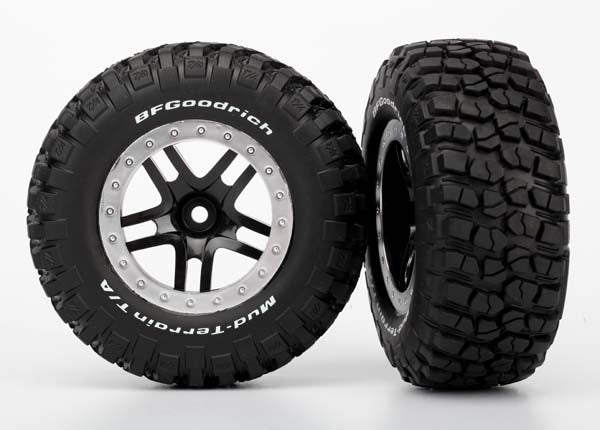 Traxxas SCT Split Spoke Tyres & Rims