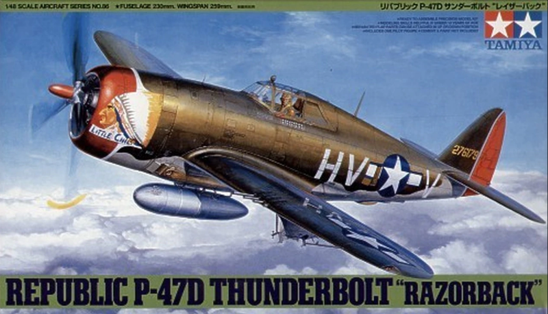 Tamiya 1:48 P-47D Thunderbolt Razorback