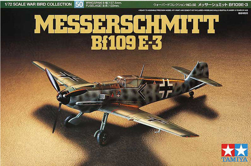 Tamiya 1:72 Messerschmitt Bf109 E-3