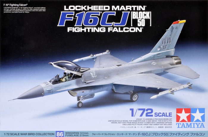 Tamiya 1:72 F-16CJ Fighting Falcon