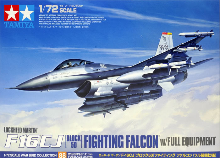 Tamiya 1:72 F-16CJ Fighting Falcon Block