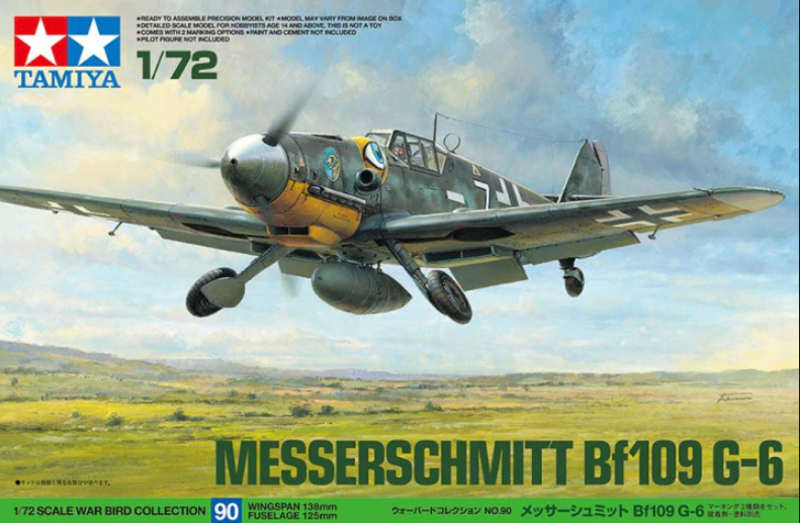 Tamiya 1:72 Messerschmitt Bf109 G-6