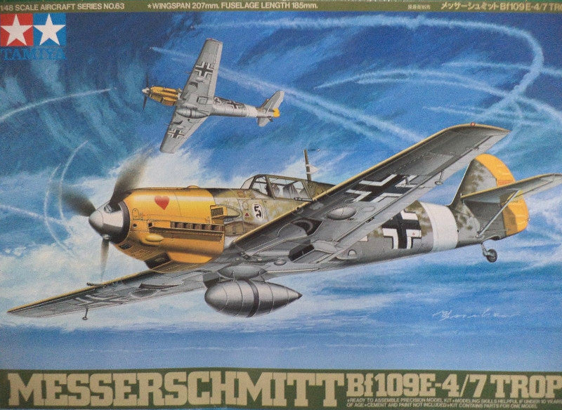 Tamiya 1:48 Messerschmitt Bf109E-4/7 Tropical