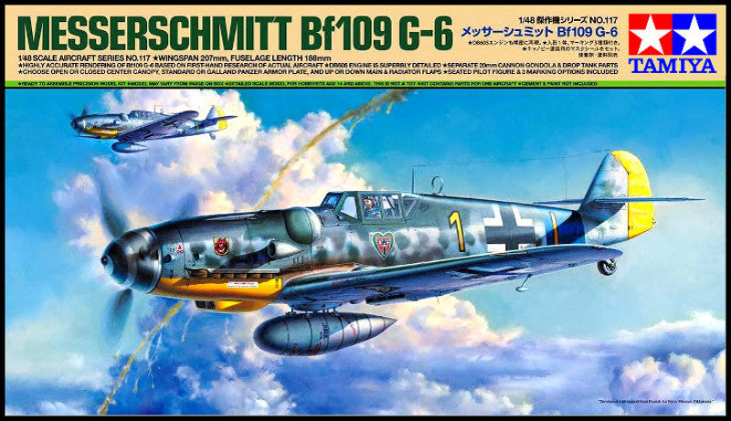 Tamiya 1:48 Messerschmitt BF109 G-6