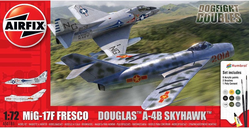 Airfix 1:72 Mig-17F Fresco & Douglas A-4B Skyhawk Gift Set