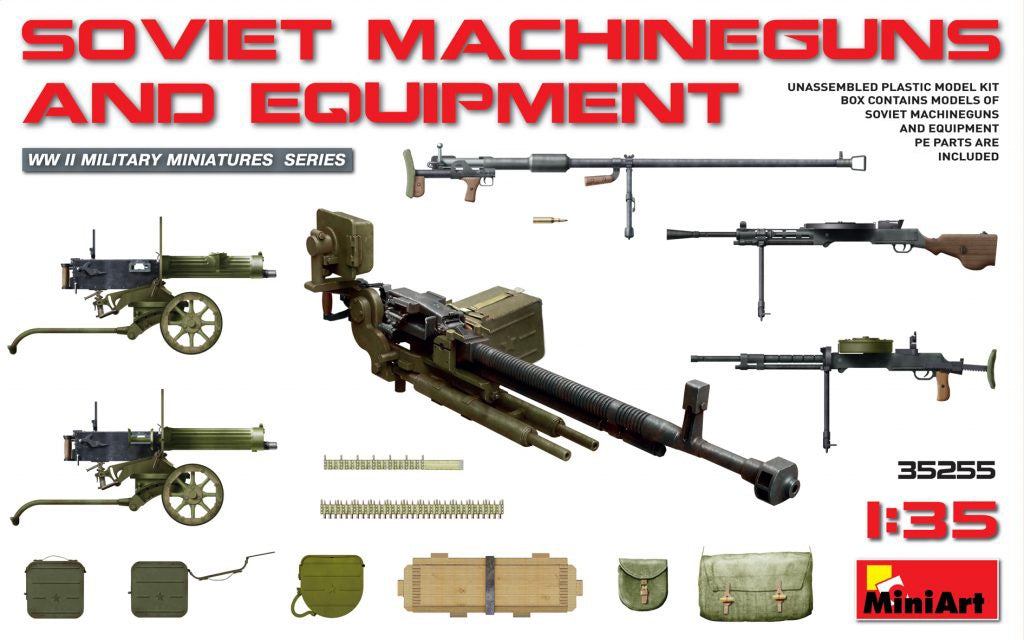 Miniart 1:35 Soviet Machineguns & Equipment