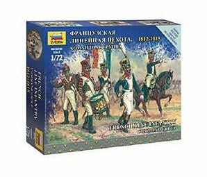 Zvezda 1:72 French Infantry Command (1812 - 1814)