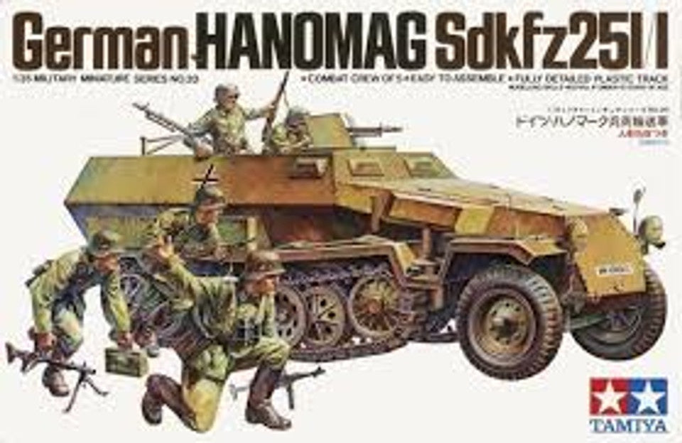 Tamiya 1:35 German Hanomag Sdkfz25I/I