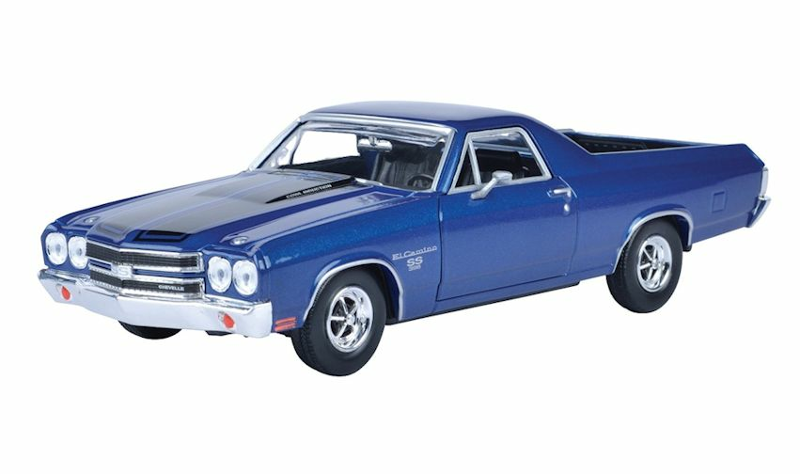 Motormax 1:24 1970 Chev El Camino Blue