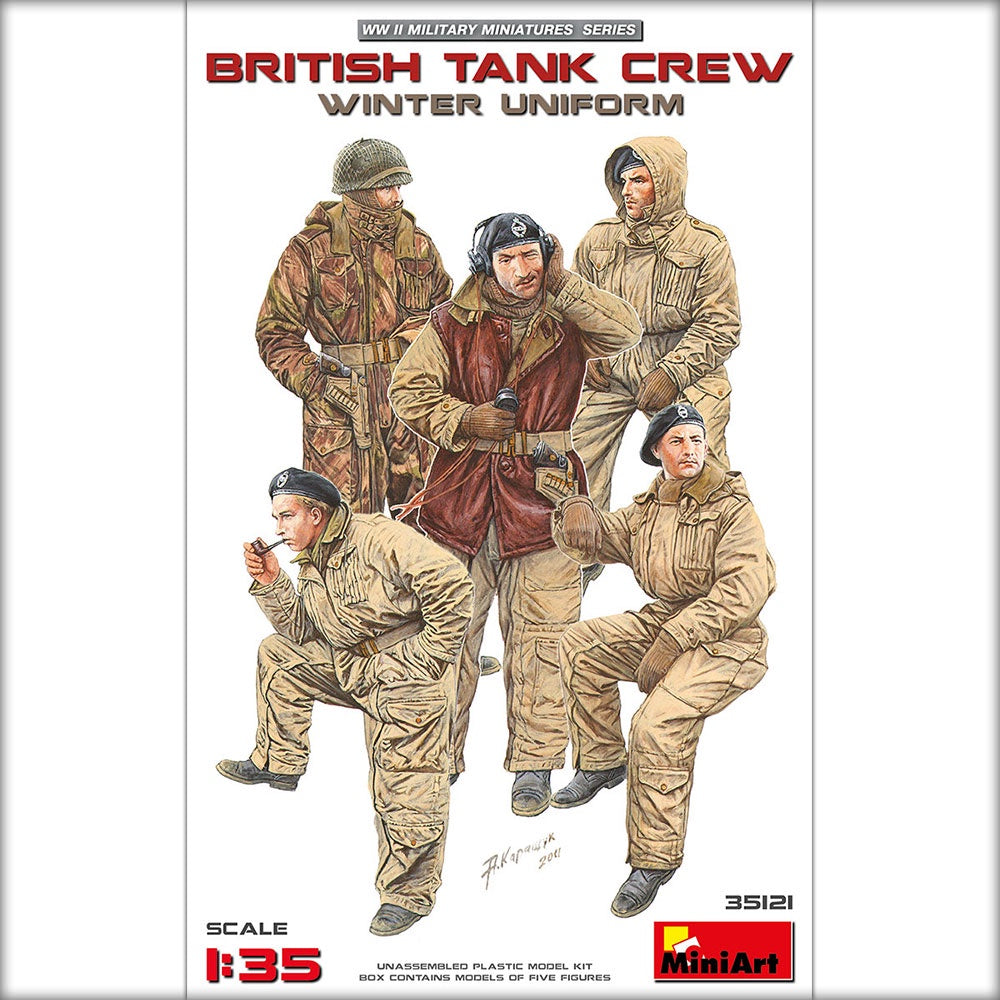 Miniart 1:35 British Tank Crew - Winter