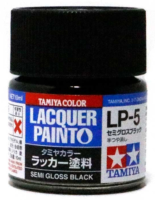 Tamiya Lacquer LP-5 Semi Gloss Black