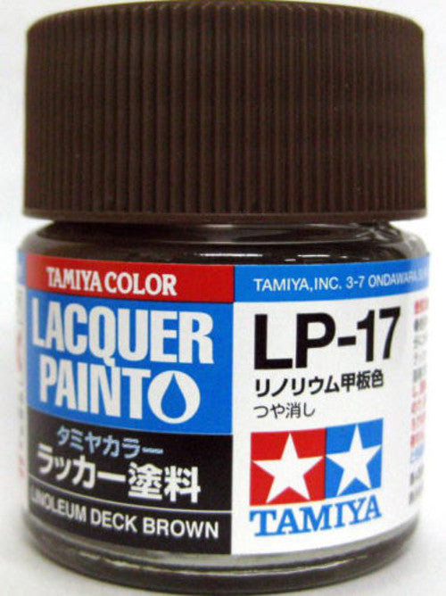 Tamiya Lacquer LP-17 Linoleum Deck Brown