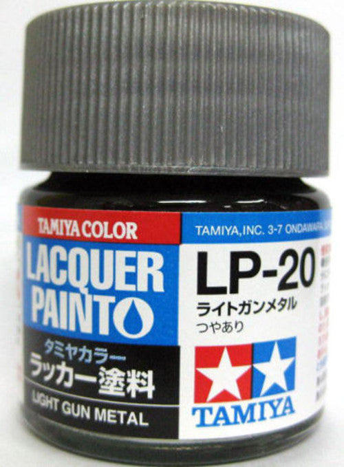 Tamiya Lacquer LP-20 Light Gun Metal