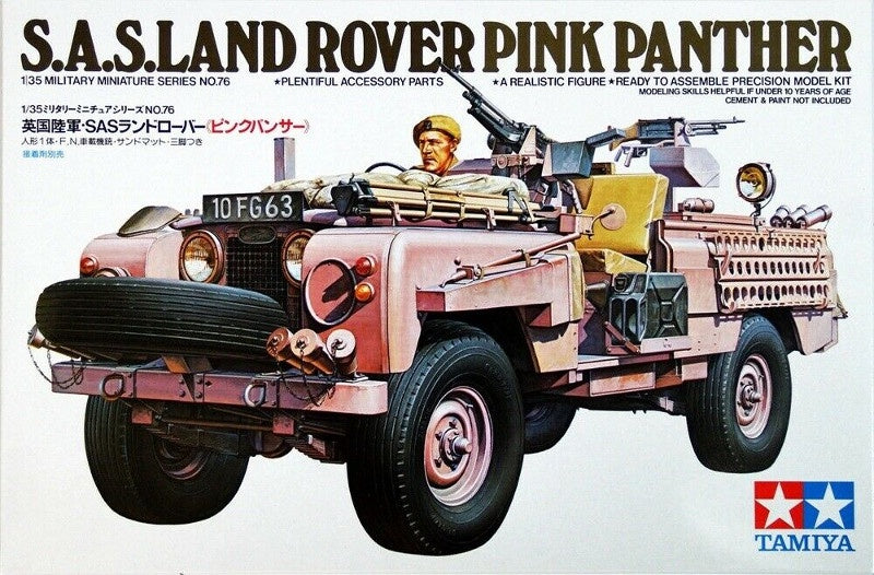 Tamiya 1:35 SAS Land Rover Pink Panther