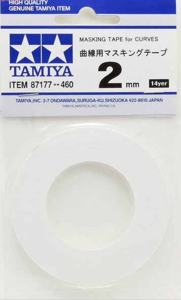 TAMIYA 2mm MASKING TAPE FOR CURVES