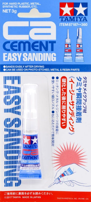 Tamiya CA Cement Easy Sanding