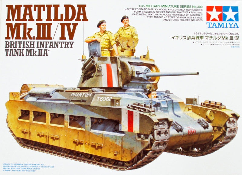 Tamiya 1:35 Matildas Mk.III/IV British Infantry Tank