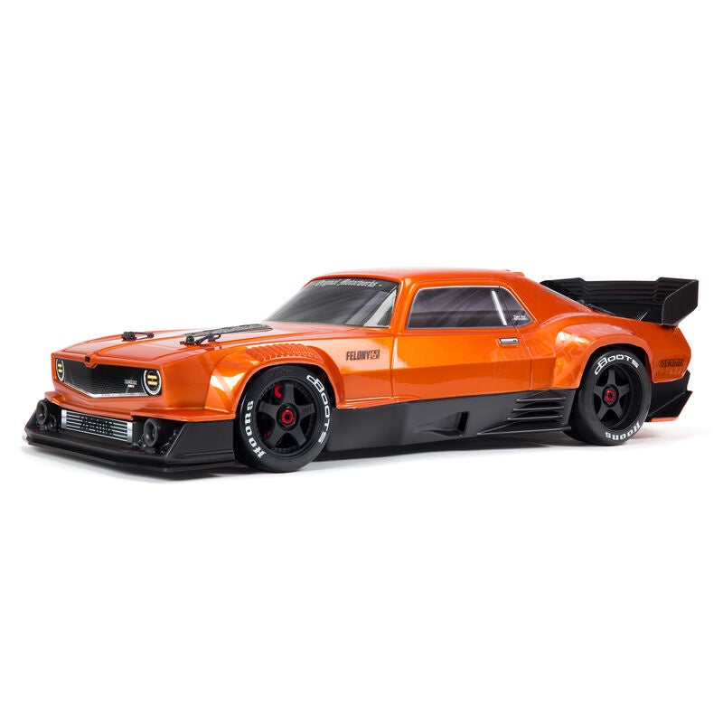 Arrma Felony 6S BLX Brushless 1/7 RTR Electric 4WD Street Bash Muscle Car (Orange)