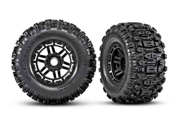 Traxxas Widemaxx Sledgehammer Tyres/Wheels  (2)