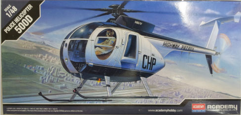Academy 1:48 Hughes 500D Police Helicopter